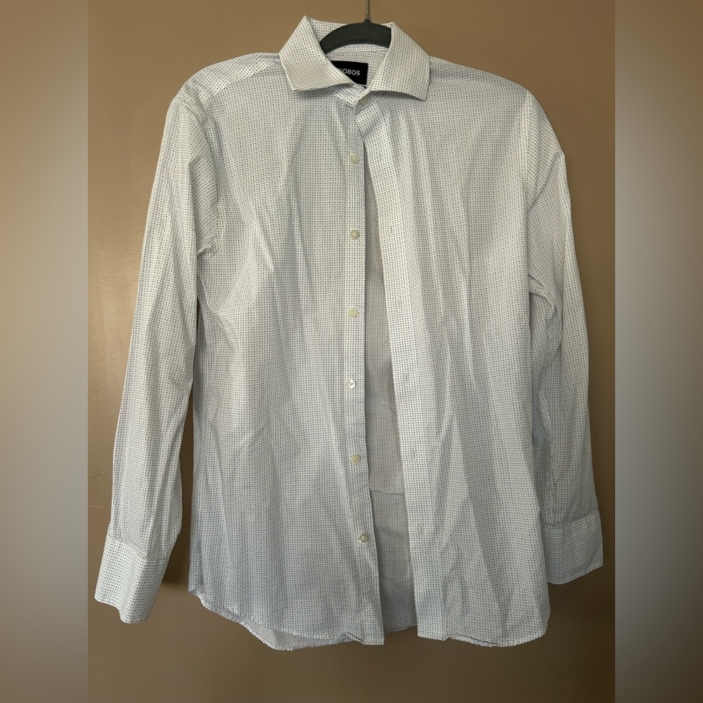 Bonobos Light Blue Patterned Dress Shirt